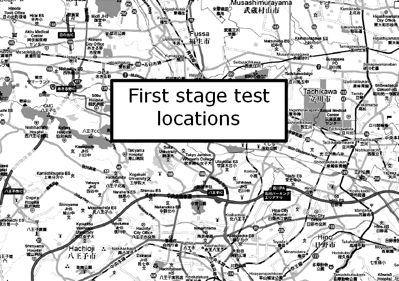 Test Locations Title Page